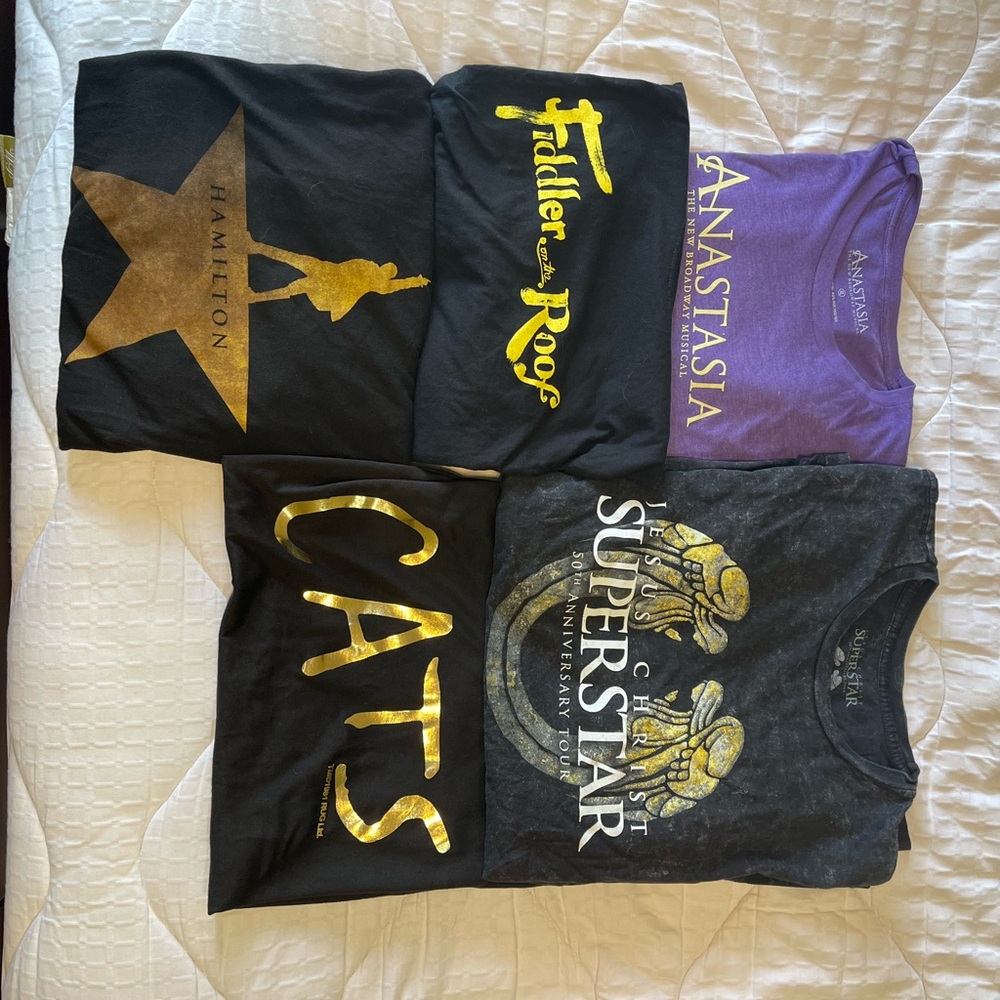 Black and Purple Short Sleeve Tees with Bold Graphics